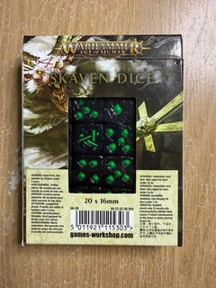 Warhammer Age of Sigmar Skaven Würfel Limited Edition OOP
