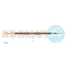 Handbremsseil hinten rechts für Audi A4 B6 8E2 8E5 8H7 B7 8EC 8ED 8HE | 2412450
