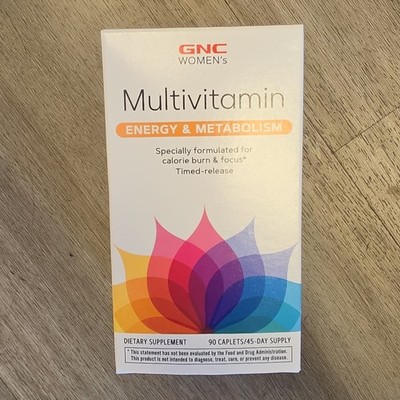 GNC Women s Multivitamin Energy & Metabolism Timed-Release 90 Caplets