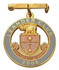 Henley On Thames Royal Regatta Leander Club 2005 Members Enamel Pass Badge