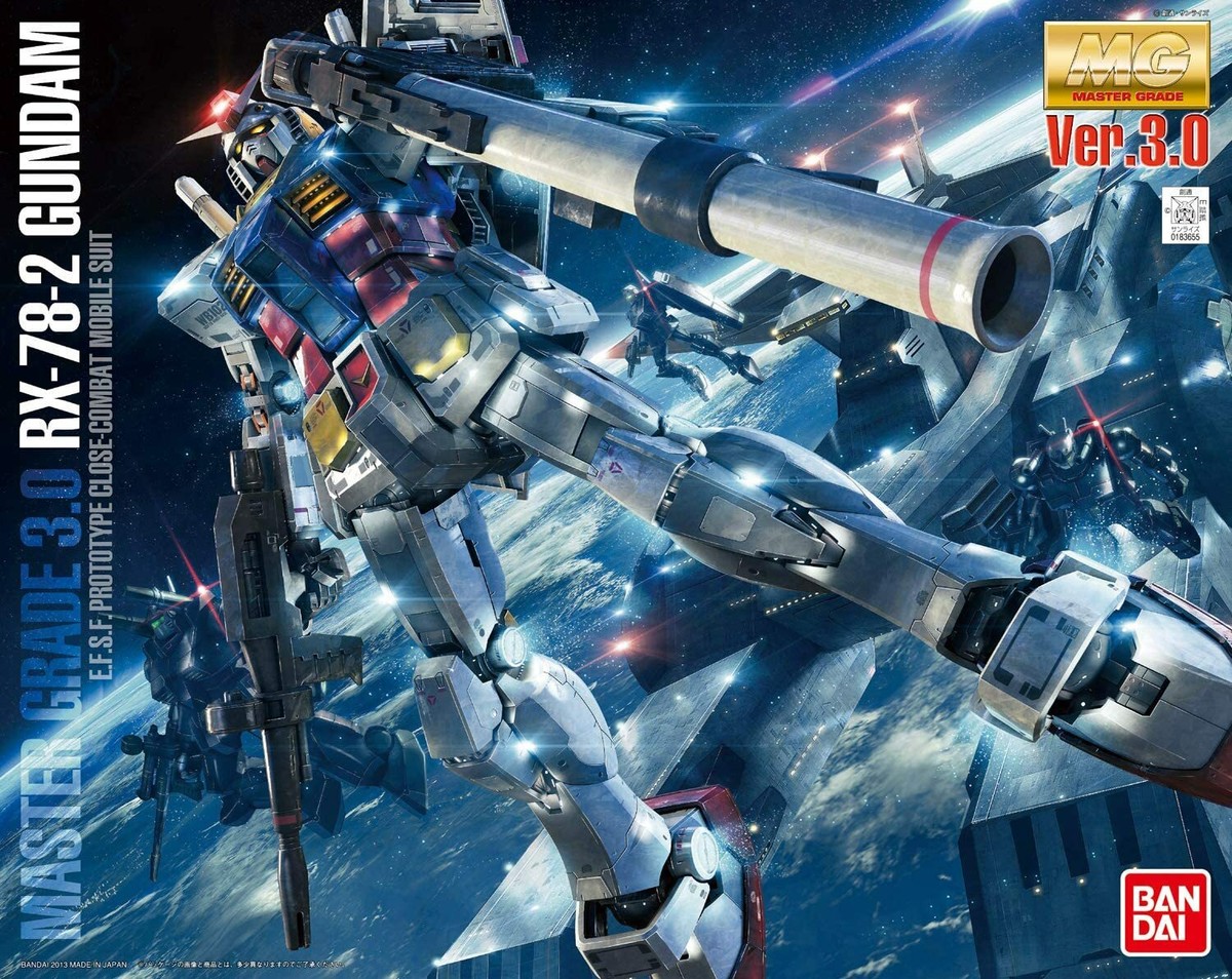 MG Mobile Suit Gundam RX-78-2 Gundam Ver. 3.0 1/100 Scale Colored