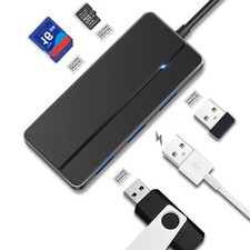 Ultra Slim 5 in 1 USB 3.0 Type A HUB Splitter Expansion Adapters For Laptop PC