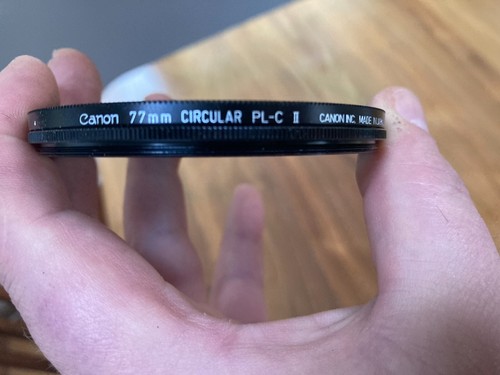 Canon Camera Polarized Light Filter PL-C 77mm