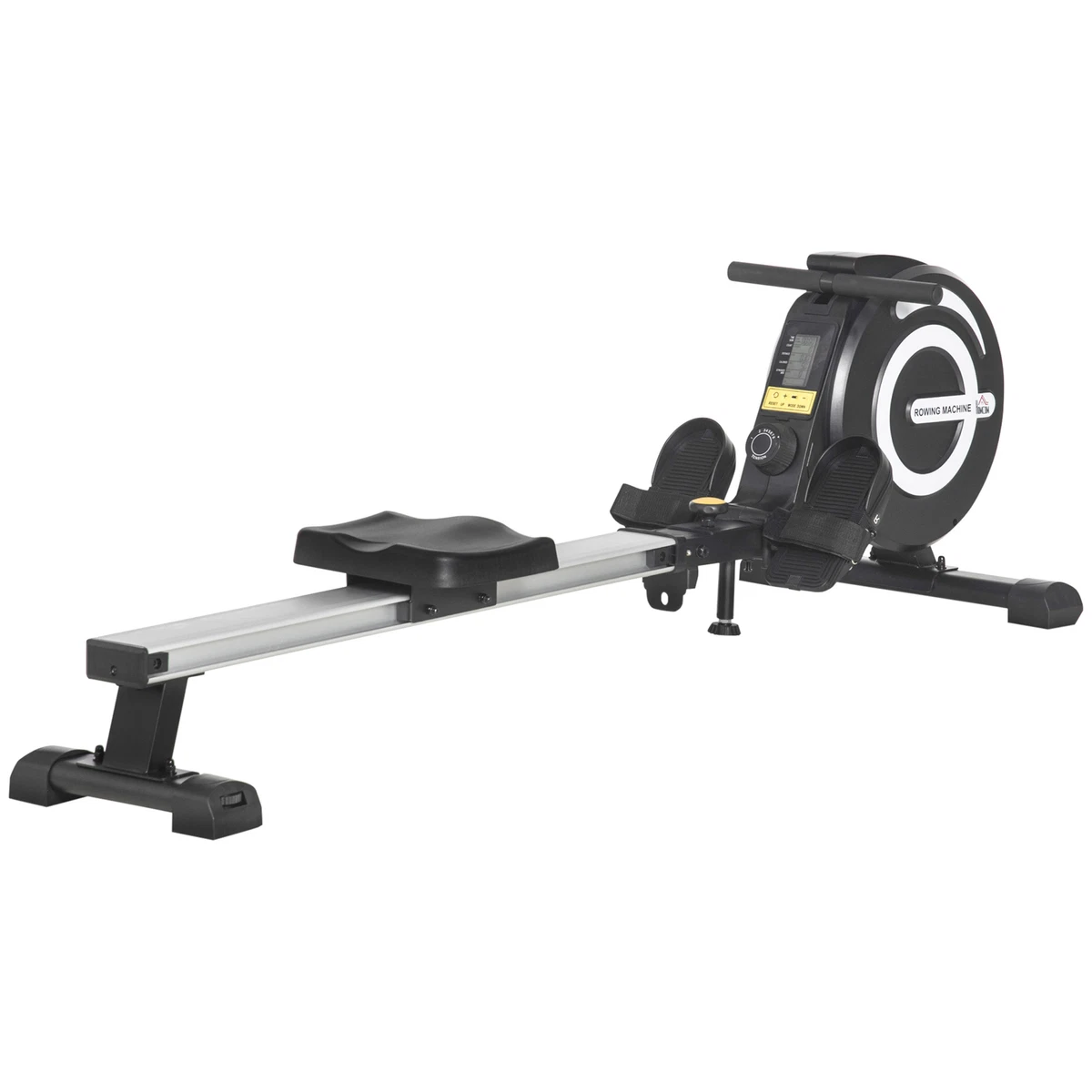 HOMCOM Fitness Adjustable Magnetic Rowing Machine Rower w LCD
