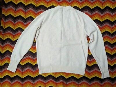 トップス 80s90s jaeger cashmere knit sweater vtg 80s 90s Jaeger 100% Cashmere Argyle Sweater men's 42 MEDIUM