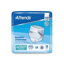 Attends Bariatric Protective Underwear Unisex Pull-Up Adult Diapers XXL - XXXL