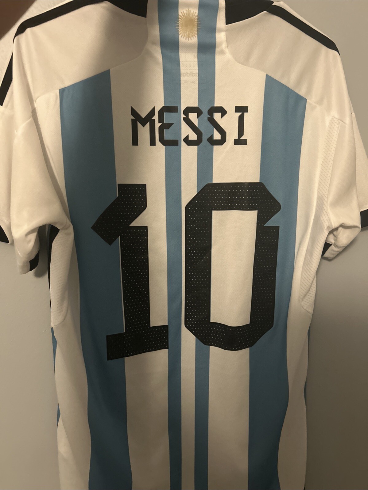 adidas Lionel Messi Argentina World Cup 2022 Men's M Size Jersey