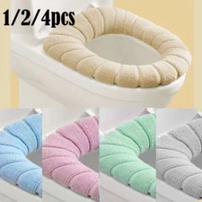 Toilet Seat Pad Cushion Closestool Cover Washable Soft Warmer Mat Home Bathroom