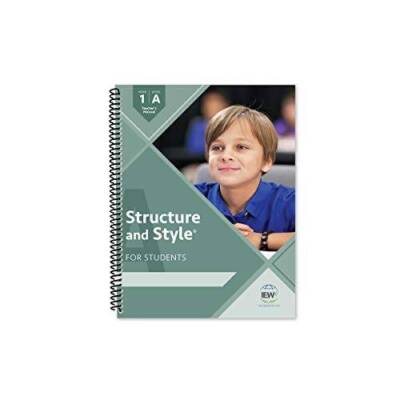 Structure and Style for Students: Year 1 Level A Teachers Manual only - GOOD