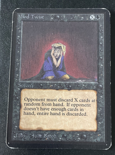 Mind Twist [Alpha Edition] MP MTG Vintage Magic: The Gathering