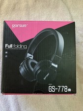 Gorsun Full-Folding  Stereo Bass Headphones GS-778 Music Headset 3.5mm Pg Pink
