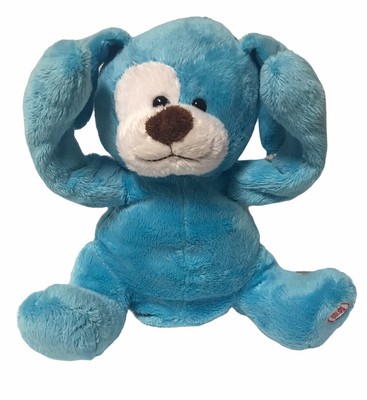 blue dog teddy bear