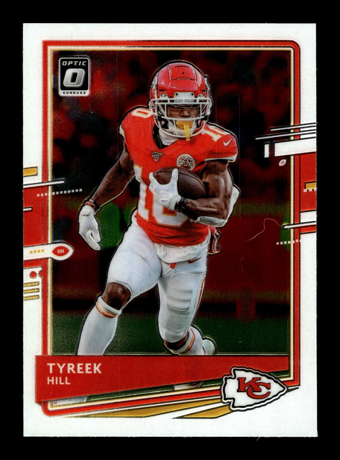 2020 Panini Donruss Optic Tyreek Hill #2 Kansas City Chiefs