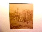 Civil War CS Albumen Photograph Ft. Sedgwick Ft Hell Petersburg Bombproof Men