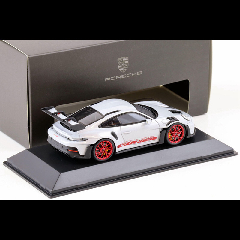 SPARK 1:43 Scale Porsche 911 992 GT3 RS Ice Gray Modellautos Resin