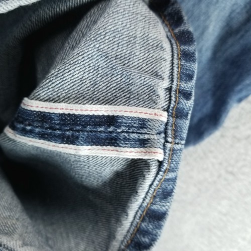 Gap 1969 Jeans Mens 36x30 Blue Standard Selvedge Button Fly Dark Wash Denim - Picture 4 of 12