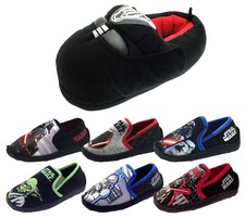 Pantofole bambino Star Wars illuminate o novità slip on scarpe mules Darth Vader taglia