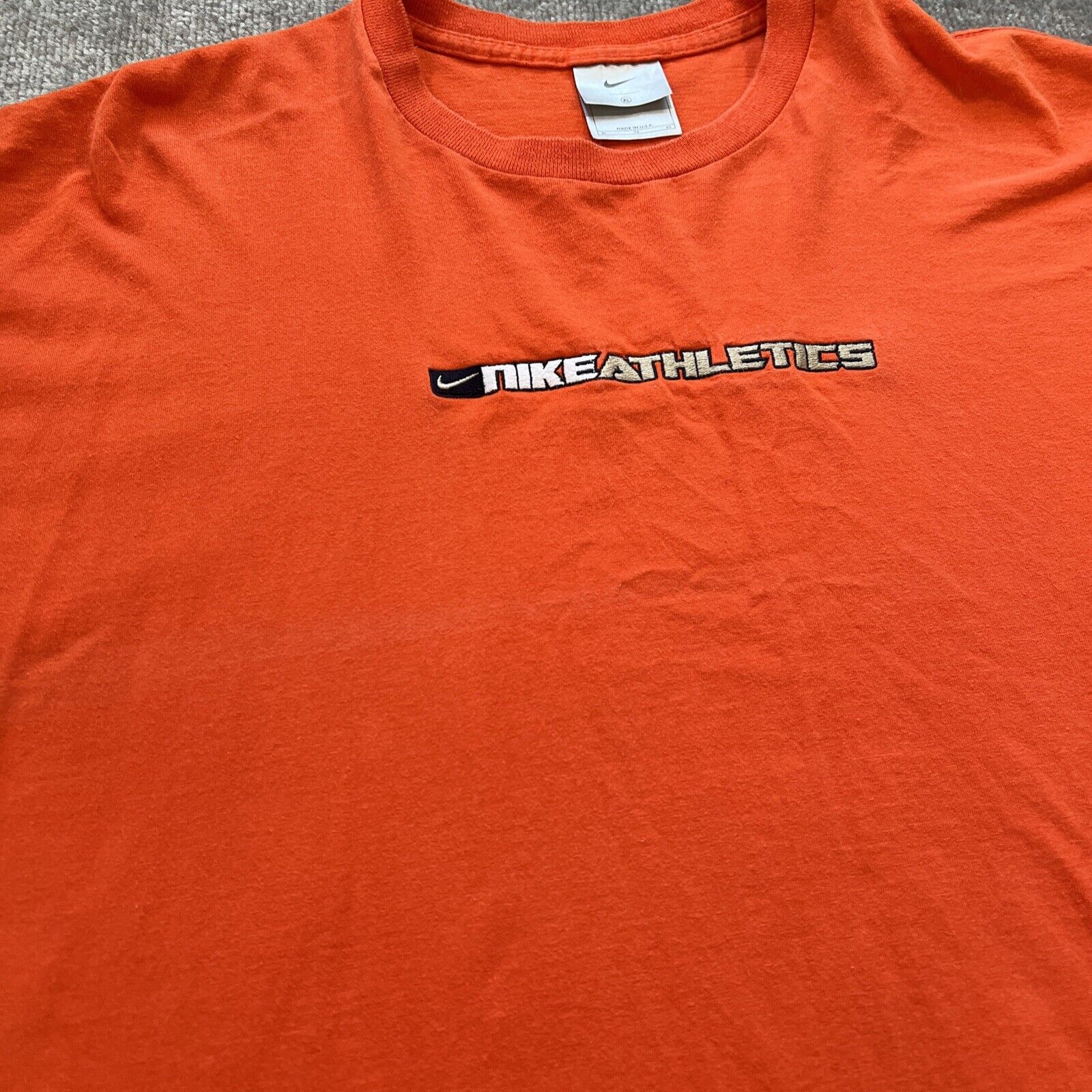Vtg Y2K Nike Athletics Embroidered T Shirt Size X… - image 9