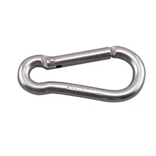 316 STAINLESS STEEL SPRING CLIP CARABINER (KEY LOCK) 5/16" (S0120-K080)