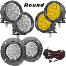 3.5 Inch Round Led Pods With Wiring Harness Fog Lights Ditch Pods For Jeep Truck 3.5 Inch Round Led Pods With Wiring Harness Fog Lights Ditch Pods For Jeep Truck