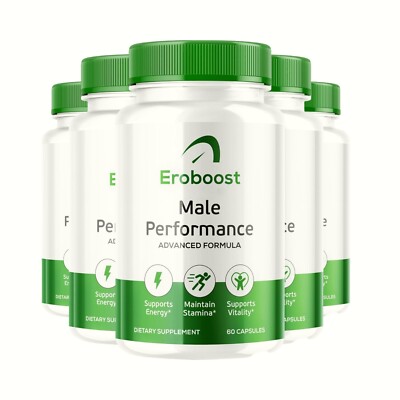 Eroboost Max 5-Pack Eroboost Male Health Pills to Boost Stamina and Performance -300 ...