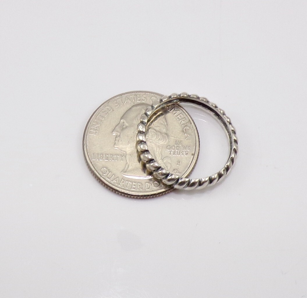 Silpada R2745 Sterling Silver Stackable Belle Fle… - image 3