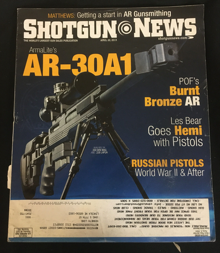 Shotgun News Apr. 2013 Vol. 67 #12-Featured Article: "Burnt Bronze AR" - Bild 1 von 10