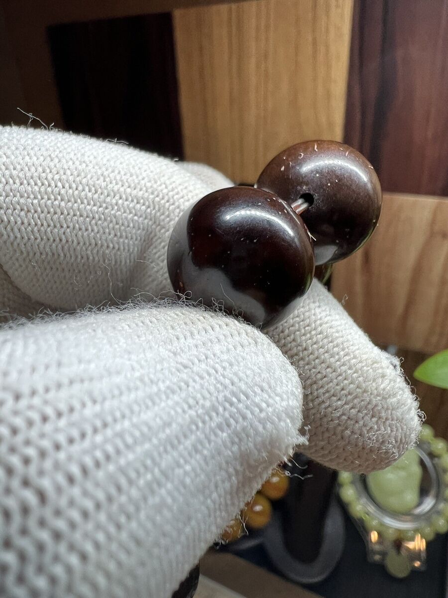 16mm Chinese Fortune Rat Bracelet 印尼老树实心黑金紫金鼠 16mm Chinese Fortune Rat Bracelet 印尼老树实心黑金紫金鼠