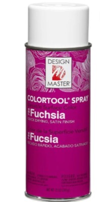 Design Master Colortool Spray Paint For Fresh Flowers Hot Pink. MultiColor Avail
