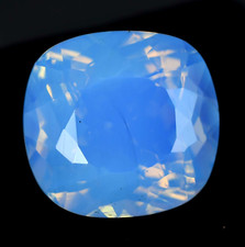 Coussin naturel bleuet opale australienne 28,50 ct certifié pierre précieuse ...