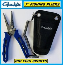 GAMAKATSU 7 FISHING PLIERS & Cut Tool Stainle...