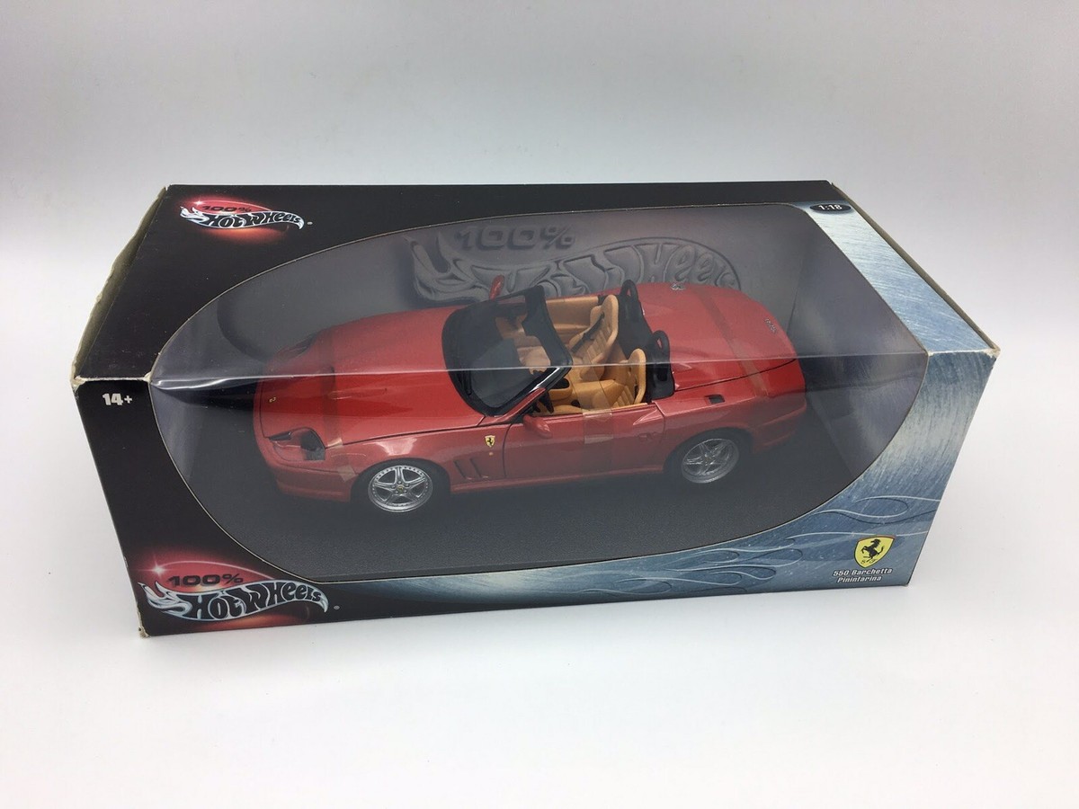 ミニカー FERRARI 550 BARCHETTA 1:18 1/18 Hotwheels Ferrari 550 Barchetta Pinnifarina (Yellow