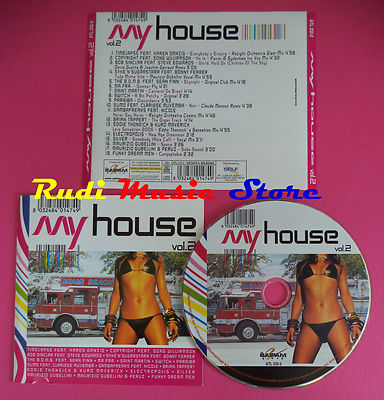 CD MY HOUSE VOL 2Y Compilation BOB SINCLAIR TIMELAPSE SILVER no mc dvd vhs(C19)