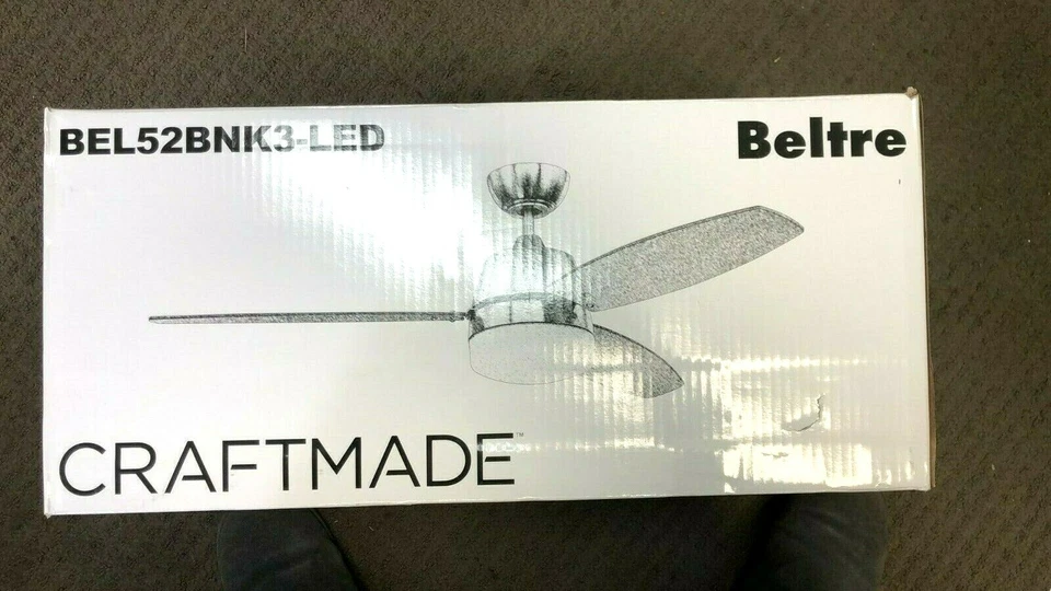 Craftmade Lighting BEL52BNK3-LED Beltre - Ceiling Fan With Light Kit in UCI-2000 - Image 2 of 2