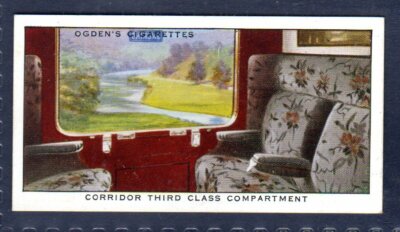 KORRIDOR DRITTE KLASSE ABTEIL - Nr.25 - Ogden's Modern Railways