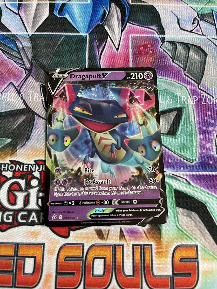 Dragapult V 092/192 Rebel Clash - NM Ultra Rare Full Art Pokmon Card | eBay