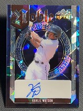 2023 Leaf Metal ATOMIC REFRACTOR PROSPECT ROOKIE AUTO Kahlil Watson 3/7
