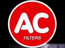 Ac Filters - Original Vintage 70s 80s Racing Decalsticker - Chevy Olds Vette Ac Filters - Original Vintage 70s 80s Racing Decalsticker - Chevy Olds Vette