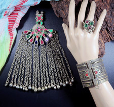 Includes ALL 3 Pieces Vintage Afghan Kuchi Pieces - Handmade 4845