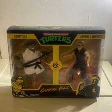 Playmates Toys Teenage Mutant Donatello vs. Johnny Lawrence Action Figures