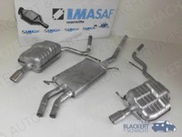 Imasaf Auspuffset Ab Mitteltopf für Audi A4+Avant+Cabrio 1.8 T B6/B7 2000-2008