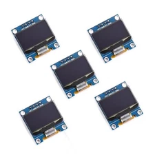 0.96 LCD OLED Display Board 128x64 IIC I2C SSD1306 Driver 5 Pack White Light