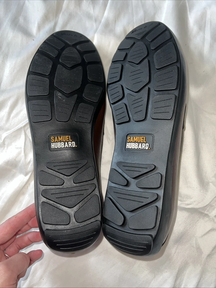 Samuel Hubbard Mens Free Spirit for Him Driver Loafer US 13 Leather - Image 4 of 4