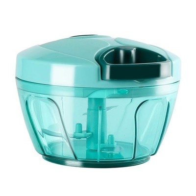 Cambom Manual Food Chopper Vegetable Cutter, Hand String 500ML, Blue 