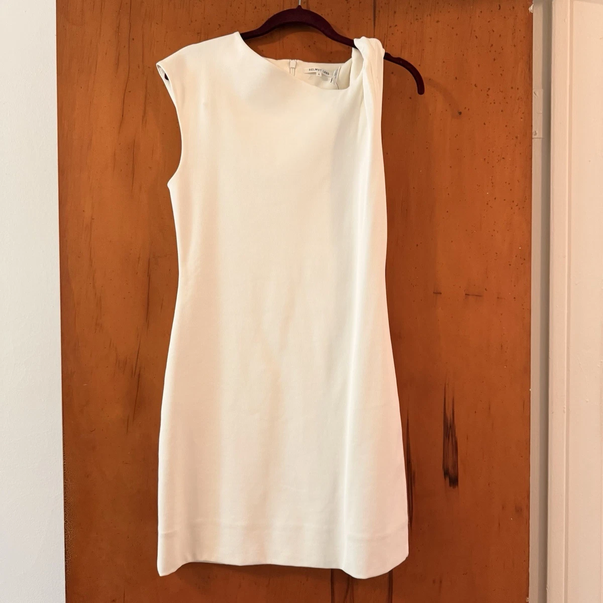 strapless open back dress Vintage HELMUT LANG Size 38 Coral Cotton Notch Lapel Suit – Sui Generis  Designer Consignment main image 0