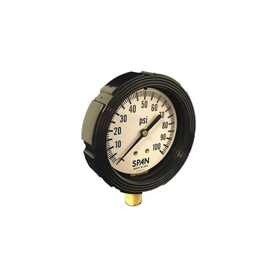 #ad SPAN LFS 210 30 PSI KPA G Pressure Gauge 3 1 2quot; Dial SizeBottom 442Y91 $76.47