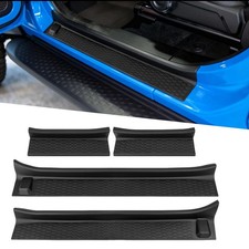 Door Sill Guards for 2018-2025 Jeep Wrangler JLU Gladiator JT 4 Door Black ...