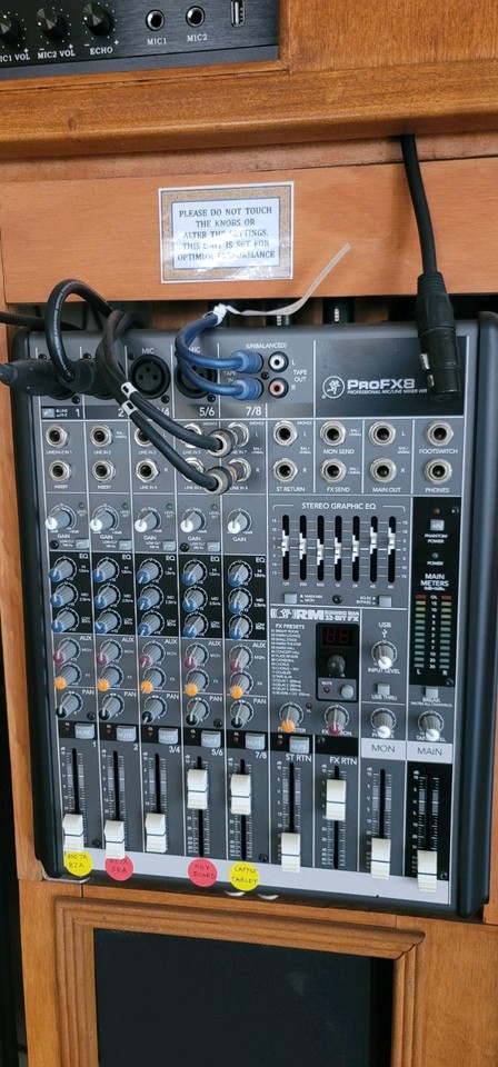 Mackie PROFX8 8-Channel Professional Effects Mixer | eBay