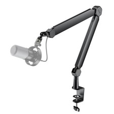 FIFINE Mic Arm Stand, Microphone Boom Arm with Desk Clamp, Cable Channels, 3/...