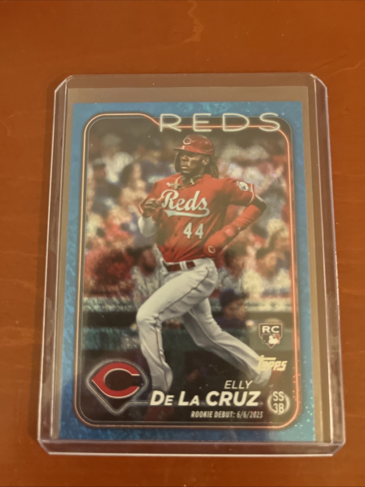 2024 Topps Update Elly De La Cruz RC Rookie Debut #US350 Blue Foil /999